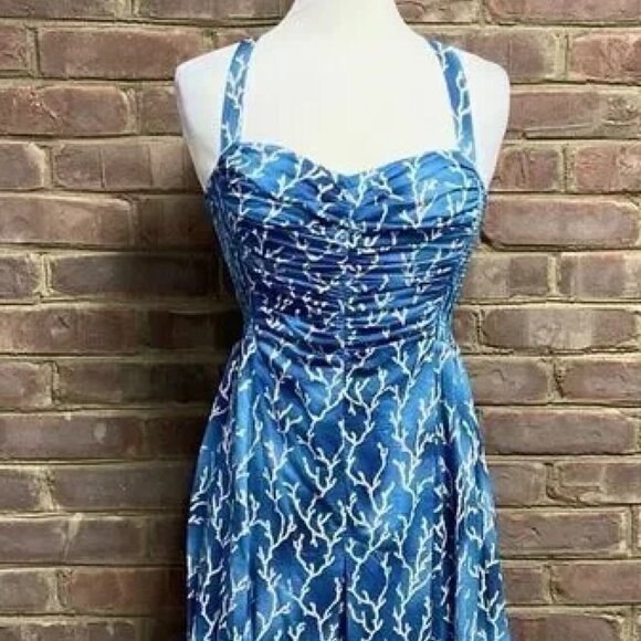 Anthropologie HD in Paris Acropora Coral Dress Size 12 - Picture 3 of 14